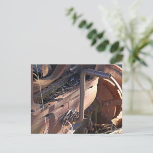 Kurbellenker Postkarte (Stehend Vorderseite)