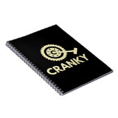 Kurbeln / Fahrrad / Radfahrer Notizblock (Rechte Seite)