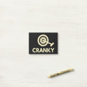 Kurbeln / Fahrrad / Radfahrer Post-it Klebezettel (Auf Schreibtisch)