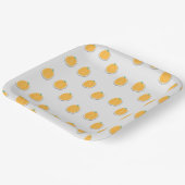 Kürbis auf grau pappteller (Gewinkelt)