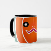 Kürbis auf Halloween Tasse (Vorderseite Links)