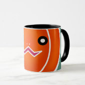 Kürbis auf Halloween Tasse (VorderseiteRechts)