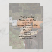 Kürbis auf Niedliche Natur Einladung (Vorne/Hinten)