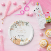 Kürbis Babydusche Papierplatte Pappteller (Party)