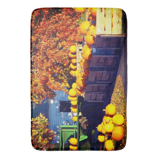 Kürbis Badematte (Vorderseite Vertikal)