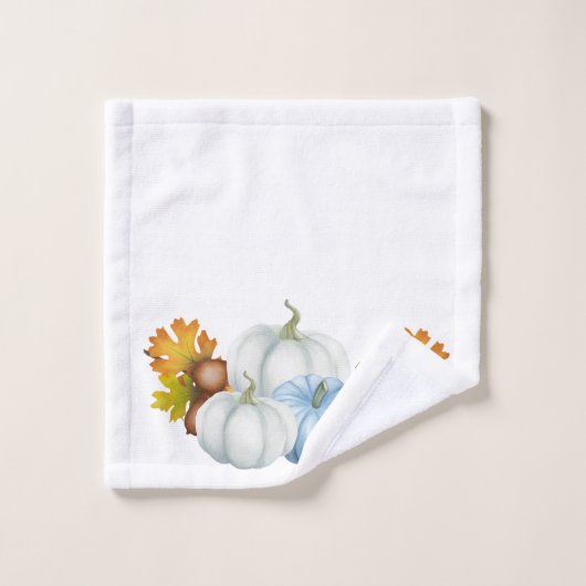 Kürbis Badhandtuch Set (Waschlappen)