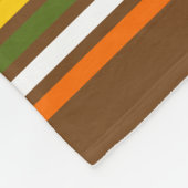 Kürbis, Beeren und Streifen fallen Erntedank Fleecedecke (Ecke)