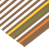 Kürbis, Beeren und Streifen fallen Erntedank Kurzer Tischläufer (Ecke)