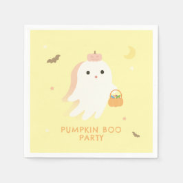 Kürbis Boo-Party-Papier-Tischdecken Serviette