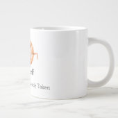 Kürbis Brille Sei Selbst Jumbo-Tasse (Rechts)