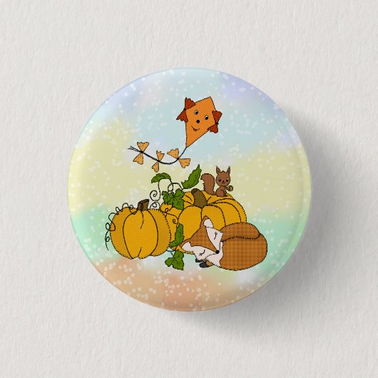 Kürbis Button (Vorderseite)