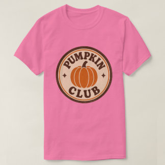 Kürbis Club Vintage Herbst Kürbis Design T-Shirt