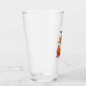 Kürbis-Corgi-Party Glas (Rechts)
