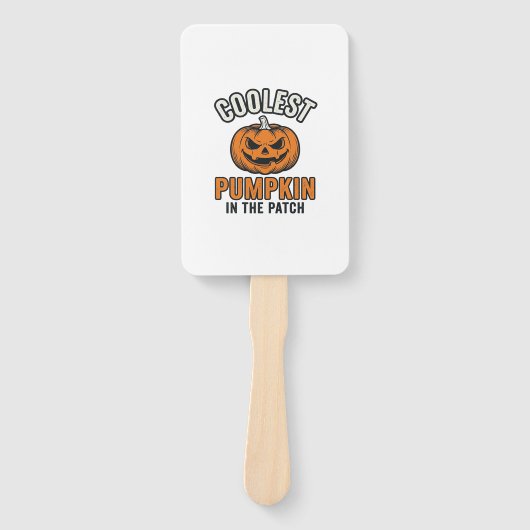 Kürbis der Superlative im Patch Vintage Halloween- Fächer (Vorderseite)