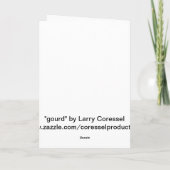 "Kürbis" durch Larry Coressel Karte (Rückseite)