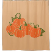 Kürbis Duschvorhang (Vorderseite)