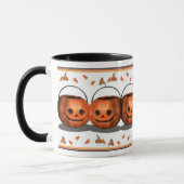 Kürbis-Eimer-Flecken-Halloween-Tasse Tasse (Links)