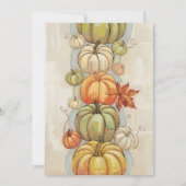 Kürbis Einladung (Vorderseite)