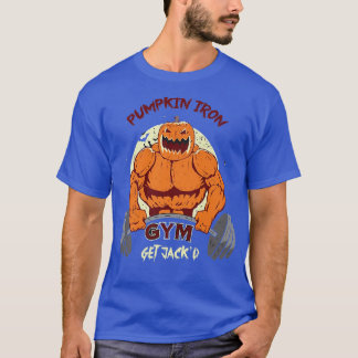Kürbis Eisen Holen Jakd Fitnessstudio Kürbis Hallo T-Shirt