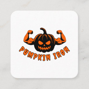 Kürbis Eisen  Quadratische Visitenkarte