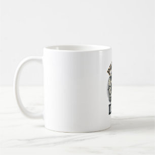 Kürbis Eisen Vintage Bodybuilding Halloween Design Kaffeetasse