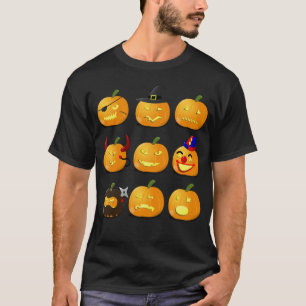 Kürbis Emoji T - Shirt-Halloween-Kostüm T-Shirt