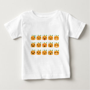Kürbis-Emojis Baby T-shirt
