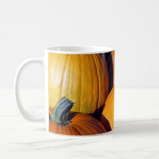 Kürbis-Ernte Kaffeetasse (Links)