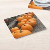 Kürbis-Ernte saisonal Rechteckiger Pappuntersetzer (angewinkelt)