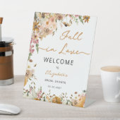 Kürbis Fall Liebe Fall Blumenkohl Brautparty Sockelschild (In SItu)