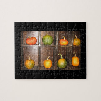 Kürbis-Fall-Puzzlespiel Puzzle