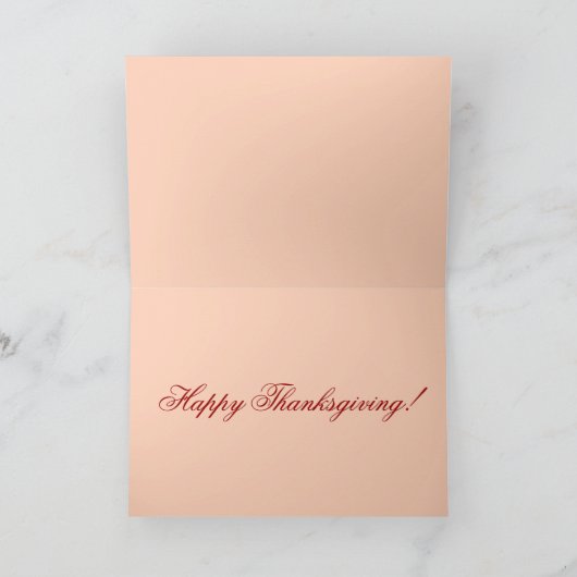 Kürbis fallen - Karte (Innenseite)