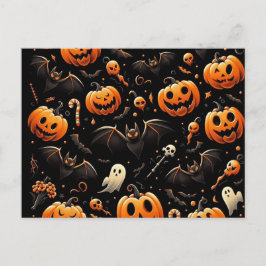 Kürbis Feiertagspostkarte