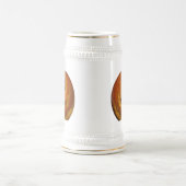 Kürbis, Flammenschädel Bierglas (Mittel)