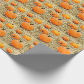 Kürbis-Flecken Geschenkpapier (Ecke)