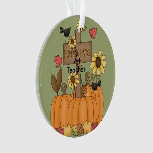 Kürbis-Flecken Ornament (Vorderseite)