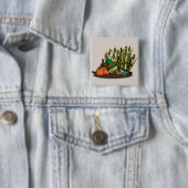 Kürbis-Flecken-Träumer-Knopf Button (Beispiel)