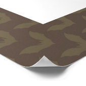 Kürbis & Fledermäuse, Halloween Willkommen Poster (Ecke)