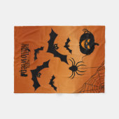 Kürbis Fleecedecke (Vorderseite (Horizontal))