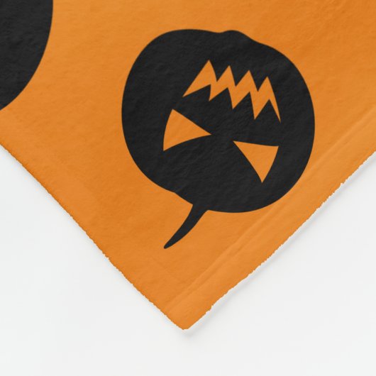 Kürbis Fleecedecke (Ecke)