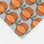 Kürbis Fleecedecke (Ecke)