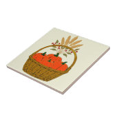 🍂 **Kürbis-Fliesen-Getränkuntersetzer Fliese (Seite)