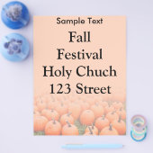 Kürbis Flyer (Einzeln)