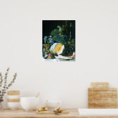 KÜRBIS, FRÜCHTE UND GLASWAREN POSTER (Küche)