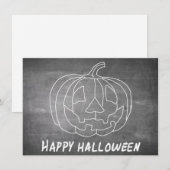 Kürbis für Halloween 1-Chalkboard-Look (Vorne/Hinten)