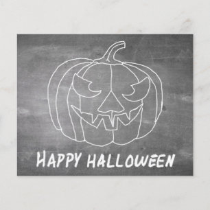 Kürbis für Halloween-3-Chalkboard-Look