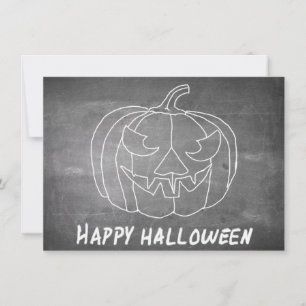 Kürbis für Halloween 3 Tafel-Look
