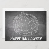 Kürbis für Halloween-6-Chalkboard-Look (Vorne/Hinten)