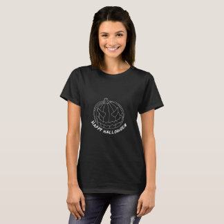 Kürbis für Halloween-6-Chalkboard-Look T-Shirt