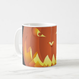 Kürbis für Halloween ... Kaffeetasse